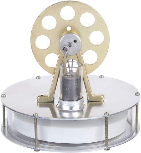 ENGINEDIY Low Temperature Stiring Engine γ-Type LTD Stirling Engine Model with Metal Gear Transmission Desktop Ornaments Gifts for Mechanical Enthusiasts and Model Collectors- Golden in Saudi Arabia