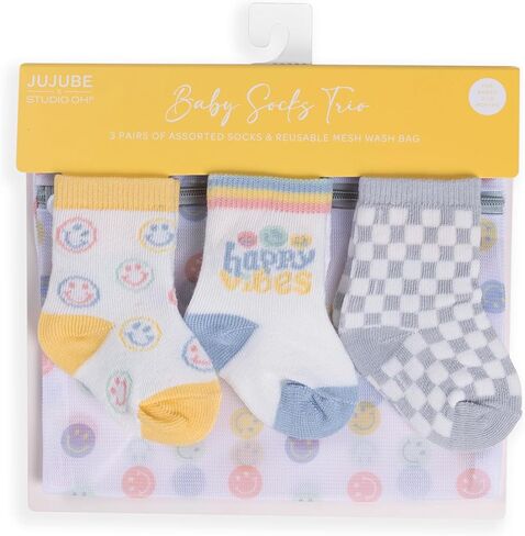 JuJuBe New x Studio Oh! Mama & Me Matching Socks For Mom and Baby Boy or Baby Girl, Baby Shower Gifts, Newborn Essentials in Saudi Arabia