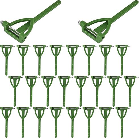 50Pcs T-Shaped Plastic Boutonniere Safety Pins, Green Corsage Pins Buttonhole Clips for Wedding, Bride Groom Brooch, Party, DIY Floral Decoration, Secure Clip Holder in Saudi Arabia