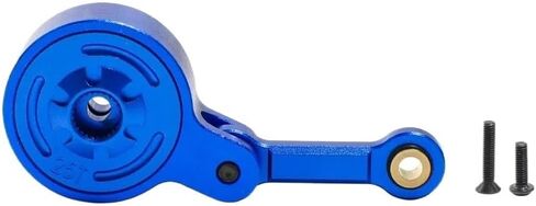 Metal Servo Saver with Fixed Link 23T 25T for ARRMA 1/10 3S 4S Big Rock Granite KRATON Outcast SENTON 1/8 Mojave Typhon Vendetta(25T Blue) in Saudi Arabia