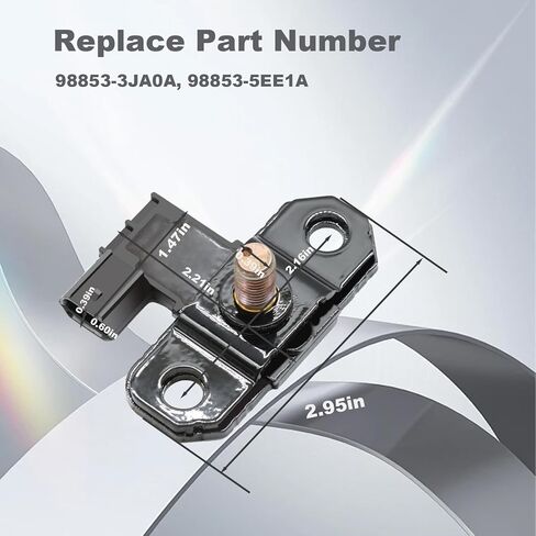 Front Right Side Seat Occupant Sensor Compatible with Nissan NV200 Leaf Altima Sentra Pathfinder Rogue Murano Maxima Kicks Versa Frontier Infiniti JX35 QX50 QX60 Replace# 98853-3JA0A in Saudi Arabia