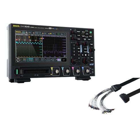 RIGOL Digital Oscilloscope DHO924 250MHz Frequency Band + 12-bit Vertical Resolution + Maximum 1.25 GSa/s Sample Rate + 4 Analog Channels in Kuwait