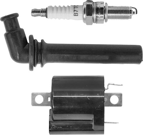 Caltric Ignition Coil & Spark Plug Compatible with Kawasaki Vulcan 900 VN900 2006-2024 21121-0027 in Kuwait