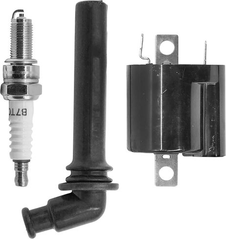 Caltric Ignition Coil & Spark Plug Compatible with Kawasaki Vulcan 900 VN900 2006-2024 21121-0027 in Kuwait