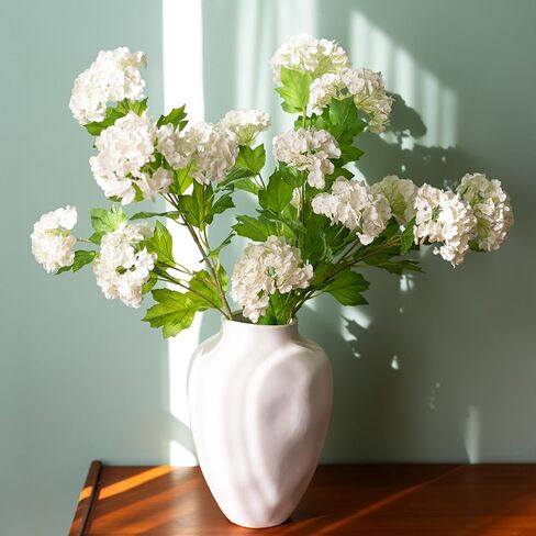 3Pcs 21" Hydrangea Artificial Flowers, Large Real Touch Hydrangea, Lifelike Faux Blue hydrangeas, Fake Hydrangea Stems Perfect for Home Decor, Wedding, Party, Christmas,Centerpiece Decor- Blue in Saudi Arabia