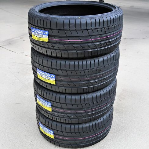 Set of 4 (FOUR) Accelera Iota ST68 All-Season Truck/SUV Performance Radial Tires-265/35R22 265/35/22 265/35-22 102V Load Range XL 4-Ply BSW Black Side Wall UTQG 400AA in Kuwait