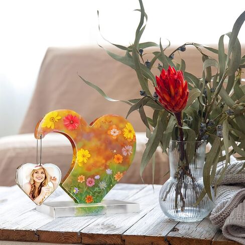 2 Sets Large Photo Frame Resin Molds 3D Heart Resin Molds for DIY Picture Frame Silicone Molds for Valentine Christmas New Year Home Table Decor for Art Craft Ornament Wedding Handmade Birthday Gifts in Kuwait
