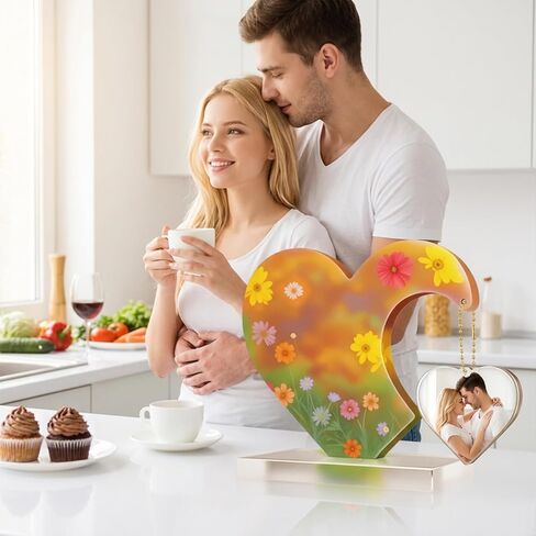 2 Sets Large Photo Frame Resin Molds 3D Heart Resin Molds for DIY Picture Frame Silicone Molds for Valentine Christmas New Year Home Table Decor for Art Craft Ornament Wedding Handmade Birthday Gifts in Kuwait
