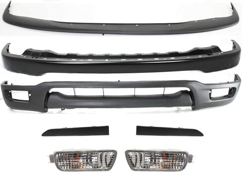 Garage-Pro Front Bumper Kit for Toyota Tacoma Accessories 2001-2004 4WD, Pre Runner RWD, Paint to Match Steel, Replaces 52101AD900 TO1002176 52119AD010 TO1087112 5251335060 TO1088108 in Kuwait