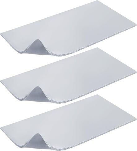 3 Pcs Silicone Heat Press Pad, 1/8" X 4" X 8" Double Sided Foam Mat for Hat HTV Transfer Vinyl DIY Crafts (Grey) in Saudi Arabia
