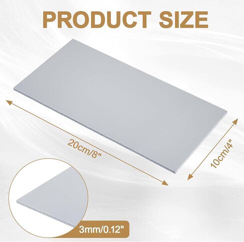 3 Pcs Silicone Heat Press Pad, 1/8" X 4" X 8" Double Sided Foam Mat for Hat HTV Transfer Vinyl DIY Crafts (Grey) in Saudi Arabia