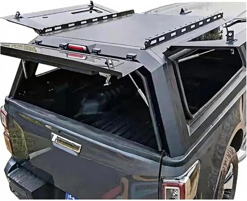 غطاء سرير شاحنة للطرق الوعرة 4X4 من Majolaory متوافق مع غطاء Isuzu D-max للحماية من جميع الأحوال الجوية خفيف الوزن ومظلة ذات سقف صلب ومظلة للتخييم in Kuwait