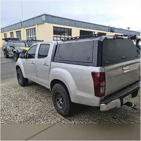 غطاء سرير شاحنة للطرق الوعرة 4X4 من Majolaory متوافق مع غطاء Isuzu D-max للحماية من جميع الأحوال الجوية خفيف الوزن ومظلة ذات سقف صلب ومظلة للتخييم in Kuwait