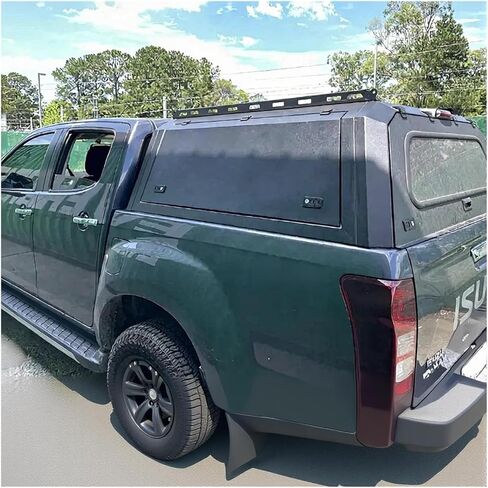 غطاء سرير شاحنة للطرق الوعرة 4X4 من Majolaory متوافق مع غطاء Isuzu D-max للحماية من جميع الأحوال الجوية خفيف الوزن ومظلة ذات سقف صلب ومظلة للتخييم in Kuwait