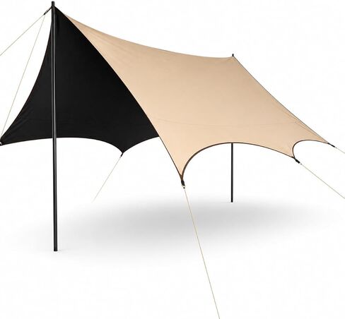 Heavy Duty Waterproof Camping Tarp – Multi-Function Car Awning, Tailgate Shade Shelter, Hammock Rain Fly, Lightweight Backpacking Tarp, Outdoor Sun Canopy for SUV, Truck Camping & Overlanding in Saudi Arabia