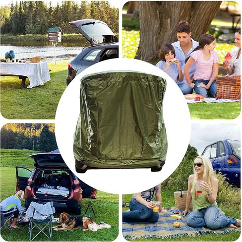 Truck Tailgate Tent - Camping Tent for SUV Tailgate - Quick Setup Outside Sun-Blocking Camping Gear for Adults Couples Fishing Trips Desert Hunting Beach in Kuwait