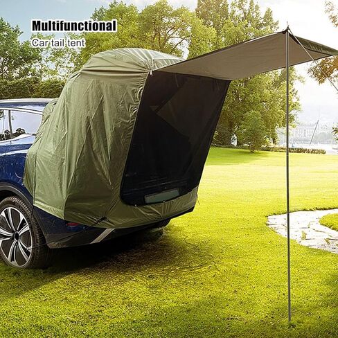 Truck Tailgate Tent - Camping Tent for SUV Tailgate - Quick Setup Outside Sun-Blocking Camping Gear for Adults Couples Fishing Trips Desert Hunting Beach in Kuwait