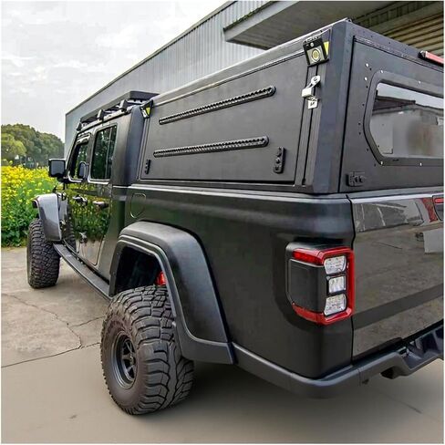 Majolaory Custom Hardtop Canopy Compatible for F150 Hilux Ranger Raptor Pickup Truck Camper in Kuwait