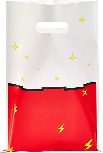 Yzzhaoo 30 Pcs Cartoon Animation Goodie Bags Party Favor Bags with Handles for Birthday Party Theme Candy Bag Treat Bags Cookie bag in Saudi Arabia