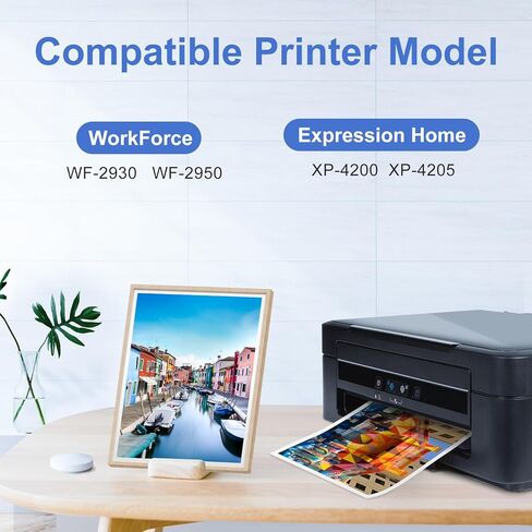 استبدال معاد تصنيعه من myCartridge SUPRINT لحزمة التحرير والسرد لخرطوشة الحبر Epson 232 232XL ذات سعة عالية للتعبير XP-4200 XP-4205 Workforce WF-2930 WF-2950 (4 عبوات) in Kuwait