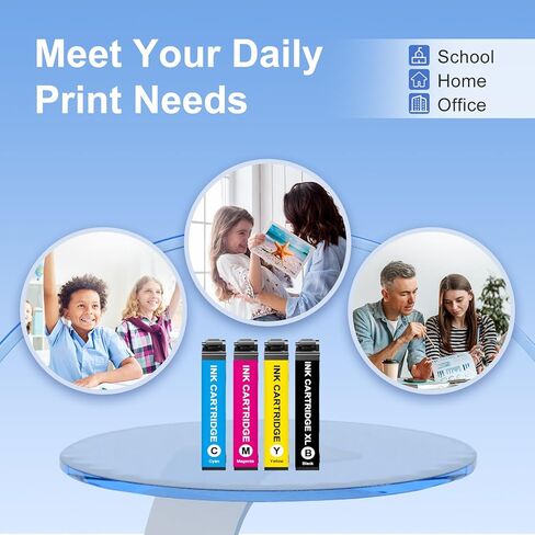 استبدال معاد تصنيعه من myCartridge SUPRINT لحزمة التحرير والسرد لخرطوشة الحبر Epson 232 232XL ذات سعة عالية للتعبير XP-4200 XP-4205 Workforce WF-2930 WF-2950 (4 عبوات) in Kuwait