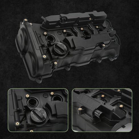 Engine Valve Cover with Gasket and Tube Plug Seal Kit Compatible with 2016-2024 Honda Civic 2.0L 2018-2022 Honda Accord 2.0L 2023-2024 HR-V 2.0L Replace 123105BAA01 12310RPYG01 in Saudi Arabia