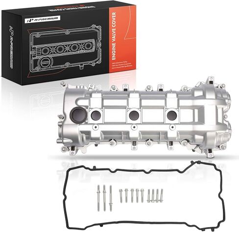 A-Premium Upgraded Aluminum Right Side Engine Valve Cover with Valve Cover Gasket & Bolt Compatible with Ram 1500 & Jeep Grand Cherokee, Wrangler, Cherokee, Wrangler JK & Dodge & Chrysler & Volkswagen in Kuwait