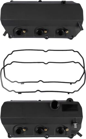 Pair Engine Valve Cover LH+RH Compatible with Mitsubishi Outlander 2007-2009 V6 3.0L OE# 1035A840 1035A702 in Saudi Arabia