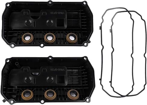 Pair Engine Valve Cover LH+RH Compatible with Mitsubishi Outlander 2007-2009 V6 3.0L OE# 1035A840 1035A702 in Saudi Arabia