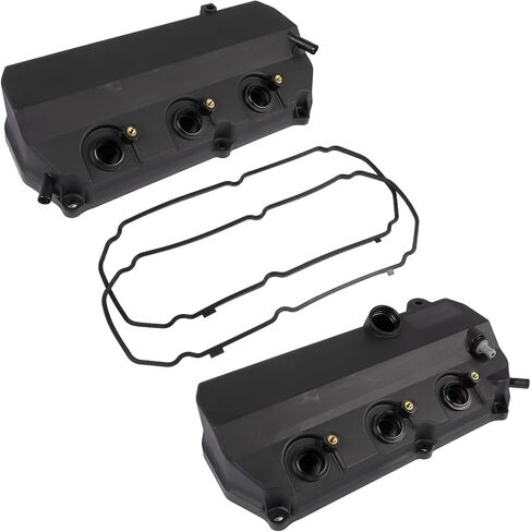 Pair Engine Valve Cover LH+RH Compatible with Mitsubishi Outlander 2007-2009 V6 3.0L OE# 1035A840 1035A702 in Saudi Arabia