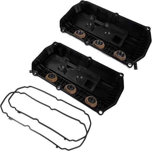 Pair Engine Valve Cover LH+RH Compatible with Mitsubishi Outlander 2007-2009 V6 3.0L OE# 1035A840 1035A702 in Saudi Arabia
