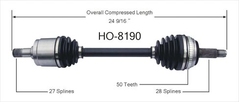 HO-8190 CV Axle Shaft in Saudi Arabia