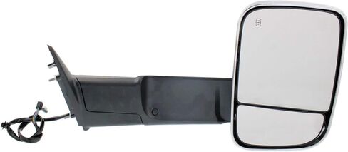 Garage-Pro Driver & Passenger Side Power Heated Towing Mirrors for Ram 2500 3500 2013-2018 Power Fold, Signal Light, Memory, Puddle Lamp, Chrome Glass, Towing Package, Blind Spot Mirrors 2 Pack in Kuwait