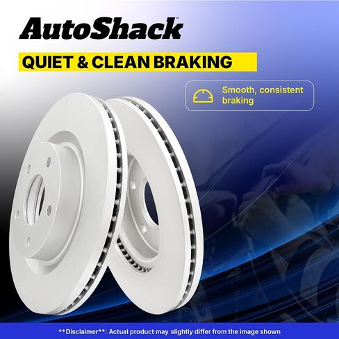 AutoShack Front Brake Rotors for Ford, F-150 2021-2025 Bronco 2022-2024 Expedition 2022-2025, 4WD RWD V6 2.7L 3.0L 3.3L 3.5L V8 5.0L 5.2L - Coated - ArmorStop - 13.78" (350 mm), 6-Lug in Kuwait