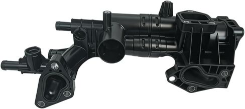 256223CAA0 Engine Coolant Thermostat Housing Compatible with Kia Sorento 2014-2017 Compatible with Hyundai Santa Fe XL 2010-2017 Replace OE# 256223CAA0,256203CAA0,256213CAA0 in Saudi Arabia