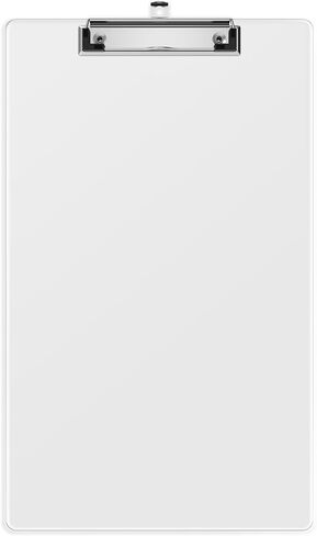 Legal Size Clipboard, 8.5 x 14 Blue Plastic Long Clip Board with Low Profile Clip, 9 x 15 in, Suitable for Legal Lawers and Business, Office Supply in Saudi Arabia
