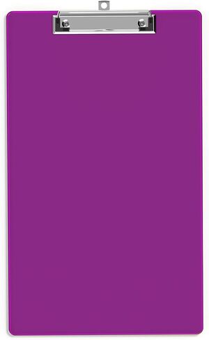 Legal Size Clipboard, 8.5 x 14 Blue Plastic Long Clip Board with Low Profile Clip, 9 x 15 in, Suitable for Legal Lawers and Business, Office Supply in Saudi Arabia