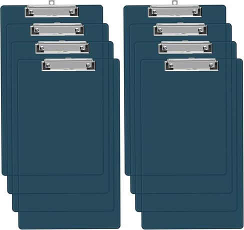Legal Size Clipboard, 8.5 x 14 Blue Plastic Long Clip Board with Low Profile Clip, 9 x 15 in, Suitable for Legal Lawers and Business, Office Supply in Saudi Arabia