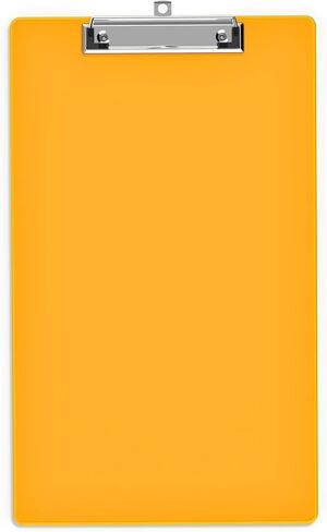 Legal Size Clipboard, 8.5 x 14 Blue Plastic Long Clip Board with Low Profile Clip, 9 x 15 in, Suitable for Legal Lawers and Business, Office Supply in Saudi Arabia