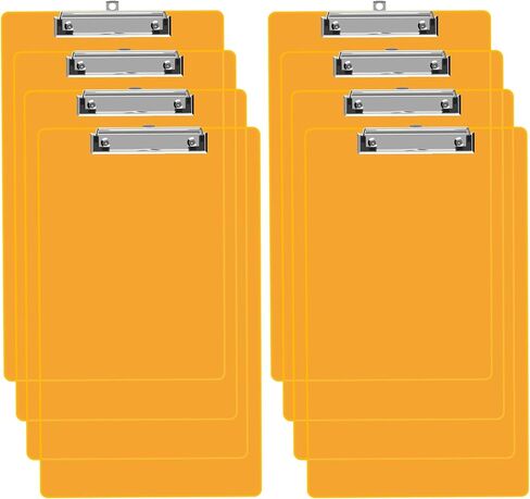 Legal Size Clipboard, 8.5 x 14 Blue Plastic Long Clip Board with Low Profile Clip, 9 x 15 in, Suitable for Legal Lawers and Business, Office Supply in Saudi Arabia