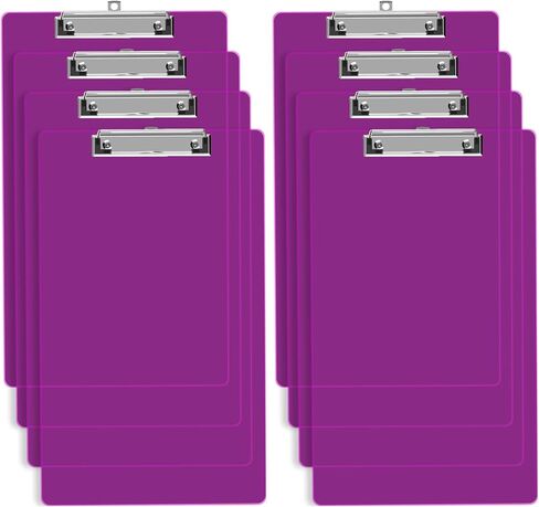 Legal Size Clipboard, 8.5 x 14 Blue Plastic Long Clip Board with Low Profile Clip, 9 x 15 in, Suitable for Legal Lawers and Business, Office Supply in Saudi Arabia