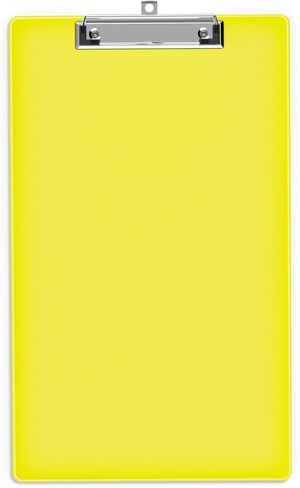 Legal Size Clipboard, 8.5 x 14 Blue Plastic Long Clip Board with Low Profile Clip, 9 x 15 in, Suitable for Legal Lawers and Business, Office Supply in Saudi Arabia