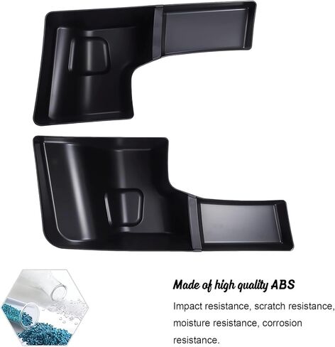 Trunk Rear Wheel Well Storage Organizers Compatible with 2018-2023 Jeep Wrangler JL, Rear Storage Bin Box Tray, 2Pack in Kuwait
