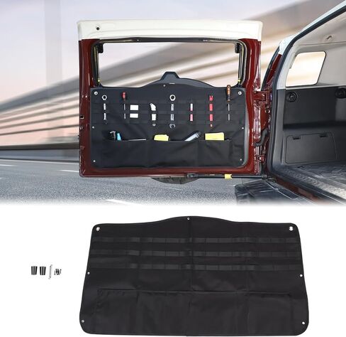 حقيبة تخزين الباب الخلفي من Aunginsy متوافقة مع Toyota FJ Cruiser 2007-2024 منظم صندوق الباب الخلفي ولوحة الباب الخلفي وجيوب تخزين معلقة وصندوق متعدد الأقسام وملحقات توسيع من قماش أكسفورد in Kuwait