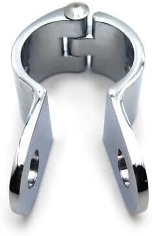 SKULL PIVOT- 2x Motorcycle Footpegs Clamps Chrome 1.5" 1 1/2 inch Engine Guard Longhorn Footpeg Clamps Highway Crash Bar Foot Peg Replacement Compatible with Hond Suzuk Kawasak Yamah H-D in Saudi Arabia