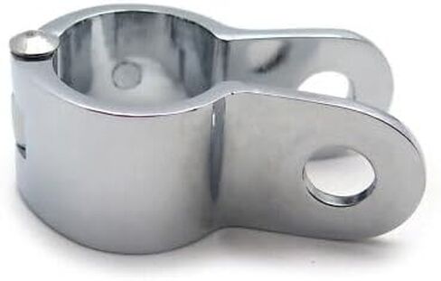 SKULL PIVOT- 2x Motorcycle Footpegs Clamps Chrome 1.5" 1 1/2 inch Engine Guard Longhorn Footpeg Clamps Highway Crash Bar Foot Peg Replacement Compatible with Hond Suzuk Kawasak Yamah H-D in Saudi Arabia