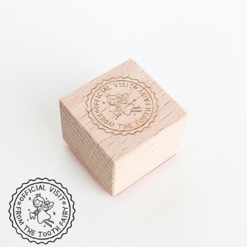Tooth Fairy Postmark Rubber Stamp, Wooden Stamp, Tooth Fairy Visit Cards, Lost Tooth Letter, Fairy Mail Receipts, Envelope Seal, Journal Decoration, 1.1'' x 1.1'' Impression Size in Saudi Arabia