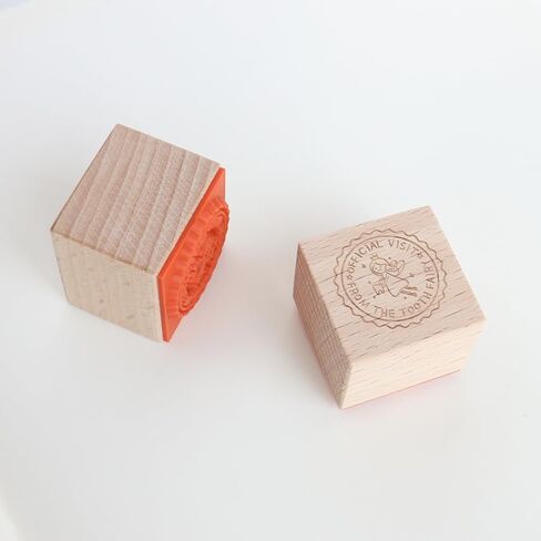 Tooth Fairy Postmark Rubber Stamp, Wooden Stamp, Tooth Fairy Visit Cards, Lost Tooth Letter, Fairy Mail Receipts, Envelope Seal, Journal Decoration, 1.1'' x 1.1'' Impression Size in Saudi Arabia