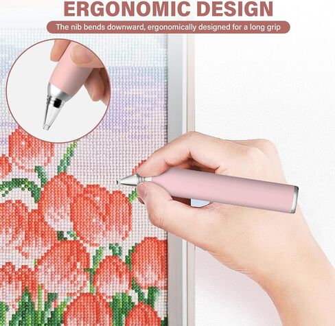 BLOCE Electric Diamond Art Pens - Cordless Diamond Painting Pen Low Noise, Rechargeable 3-Speed Diamond Art Accessories for Crafts Lovers, Adults & Kids in Saudi Arabia
