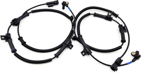 2 قطعة مستشعر سرعة العجلات الأمامية اليسرى واليمنى ABS متوافق مع Ford 2011-2012 F250 F350 F-350 Super Duty V8 6.2L 6.7L يستبدل BC3Z2C204C ALS2075 5S12346 in Kuwait